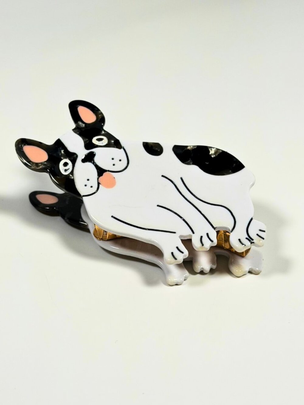 Cute French Bulldog Hair Claw Clip Hair Accessory